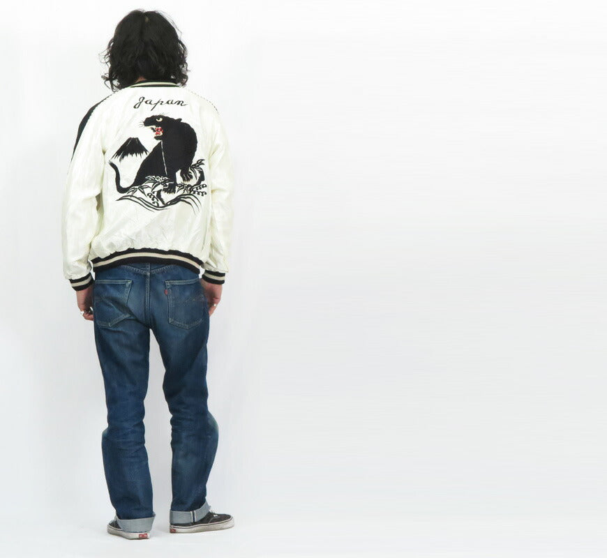 テーラー東洋 テイラー東洋 Tailor Toyo リバーシブル アセテート サテン スカジャン BLACK TIGER × DUELLING DRAGONS 刺繍 ジャケット TT15682-105 【2025年春夏新作】