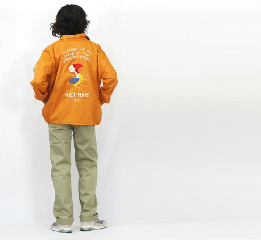 テーラー東洋 テイラー東洋 Tailor Toyo ベトナム ジャケット ベトジャン 1960年代後期 刺繍 コットン ジャンパー Late 1960s Style Cotton Vietnam Jacket “VIETNAM MAP” TT15684 【2024-25年秋冬新作】