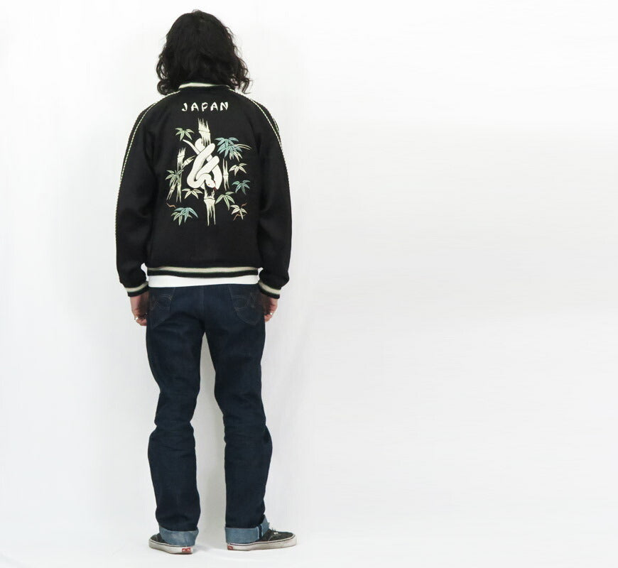 テーラー東洋 テイラー東洋 Tailor Toyo リバーシブル アセテート サテン スカジャン 港商 SPECIAL EDITION 60周年限定モデル WHITE SNAKE × JAPAN MAP & SNAKE スーベニア スーヴェニア ジャケット ジャンパー TT15712 【2025年春夏新作】