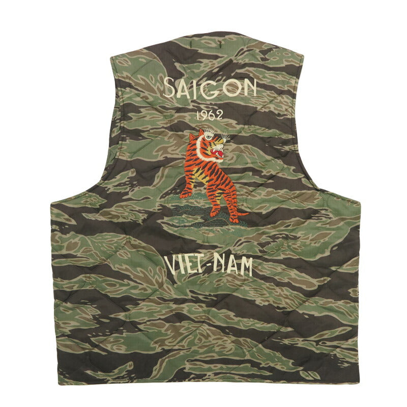 テーラー東洋 テイラー東洋 Tailor Toyo ベトナム スーベニアベスト Vietnam Liner Vest “VIET-NAM TIGER”1960年代中期 刺繍 TT15718【2025年秋冬新作】