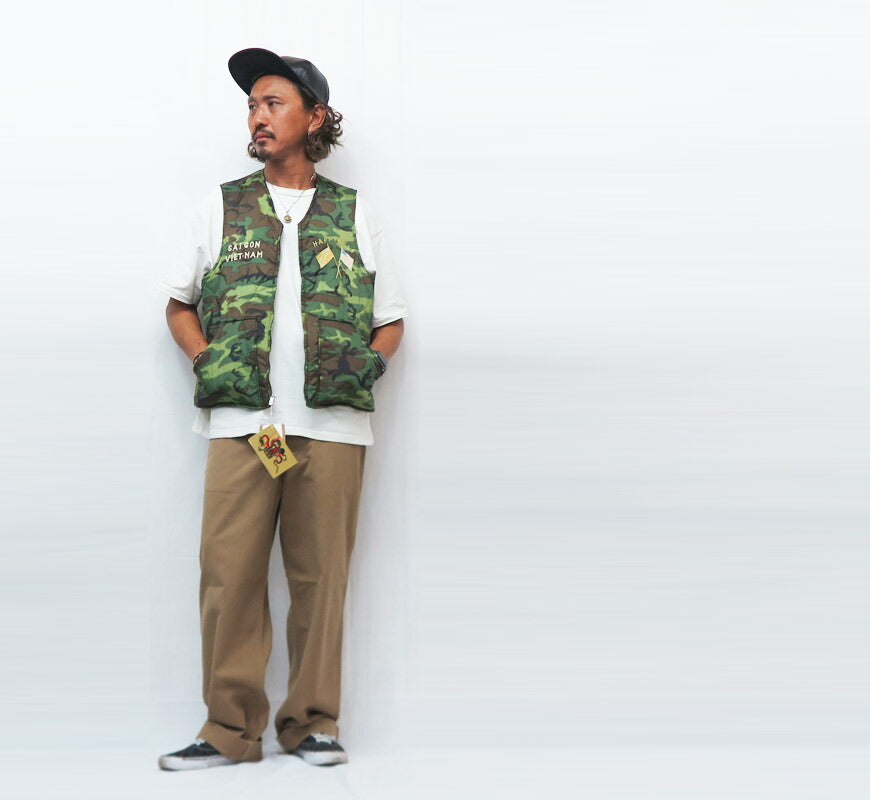 テーラー東洋 テイラー東洋 Tailor Toyo ベトナム スーベニアベスト Vietnam Liner Vest “VIET-NAM TIGER”1960年代中期 刺繍 TT15718【2025年秋冬新作】