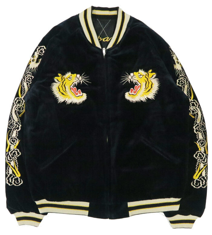 テーラー東洋 テイラー東洋 Tailor Toyo ベロア×キルト サテン スカジャン ROARING TIGER × JAPAN MAP ジャケット ベルベット 別珍 TT15792-128 【2025年秋冬新作】