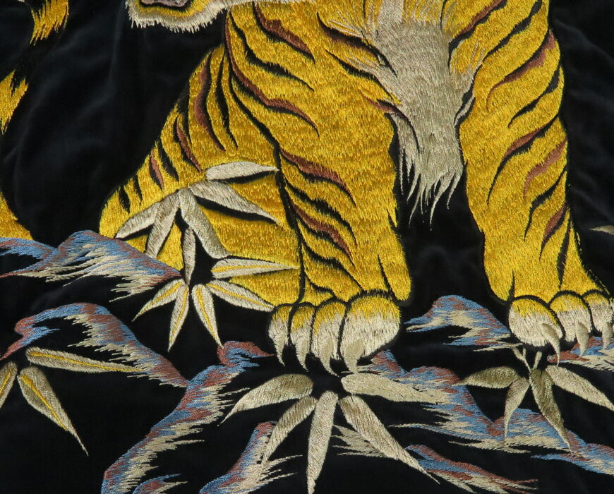 テーラー東洋 テイラー東洋 Tailor Toyo ベロア×キルト サテン スカジャン ROARING TIGER × JAPAN MAP ジャケット ベルベット 別珍 TT15792-128 【2025年秋冬新作】
