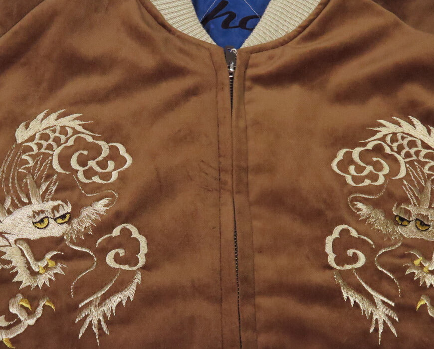 テーラー東洋 テイラー東洋 Tailor Toyo ベロア×キルト サテン スカジャン WHITE DRAGON × BLACK EAGLE ジャケット ベルベット 別珍 TT15792-138 【2025年秋冬新作】