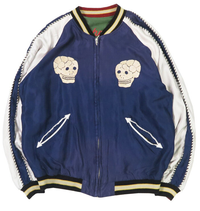 テーラー東洋 テイラー東洋 Tailor Toyo リバーシブル サテン スカジャン エイジング加工モデル SNAKE / SKULL × DRAGON HEAD ジャケット TT15793 【2025年秋冬新作】