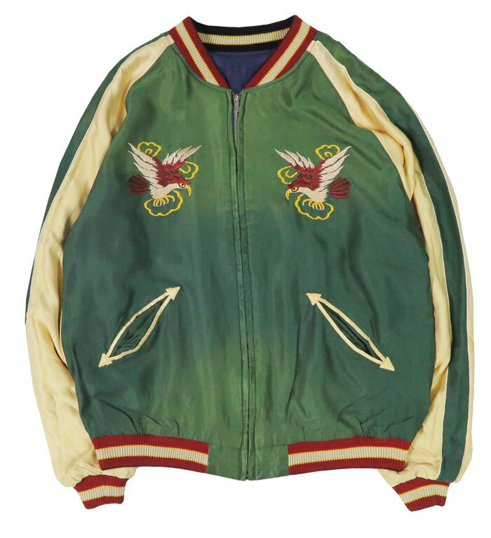 テーラー東洋 テイラー東洋 Tailor Toyo リバーシブル サテン スカジャン エイジング加工モデル SNAKE / SKULL × DRAGON HEAD ジャケット TT15793 【2025年秋冬新作】