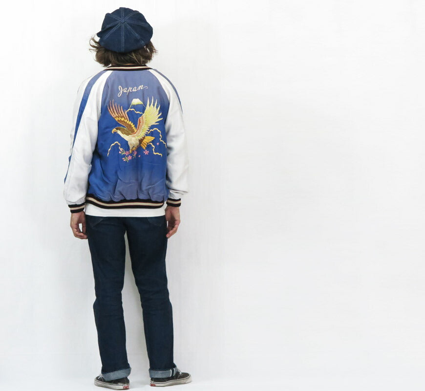 テーラー東洋 テイラー東洋 Tailor Toyo リバーシブル サテン スカジャン エイジング加工モデル RED TIGER × EAGLE ジャケット TT15793 【2025年秋冬新作】