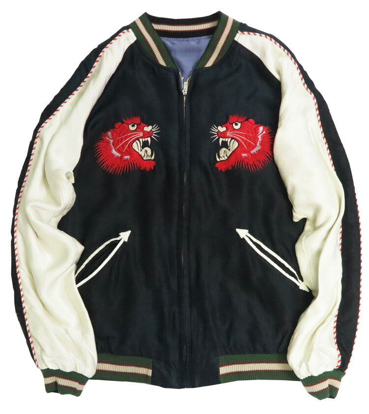 テーラー東洋 テイラー東洋 Tailor Toyo リバーシブル サテン スカジャン エイジング加工モデル RED TIGER × EAGLE ジャケット TT15793 【2025年秋冬新作】