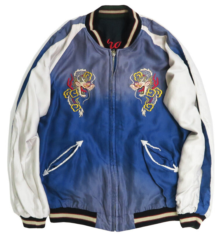 テーラー東洋 テイラー東洋 Tailor Toyo リバーシブル サテン スカジャン エイジング加工モデル RED TIGER × EAGLE ジャケット TT15793 【2025年秋冬新作】