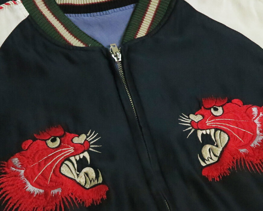 テーラー東洋 テイラー東洋 Tailor Toyo リバーシブル サテン スカジャン エイジング加工モデル RED TIGER × EAGLE ジャケット TT15793 【2025年秋冬新作】