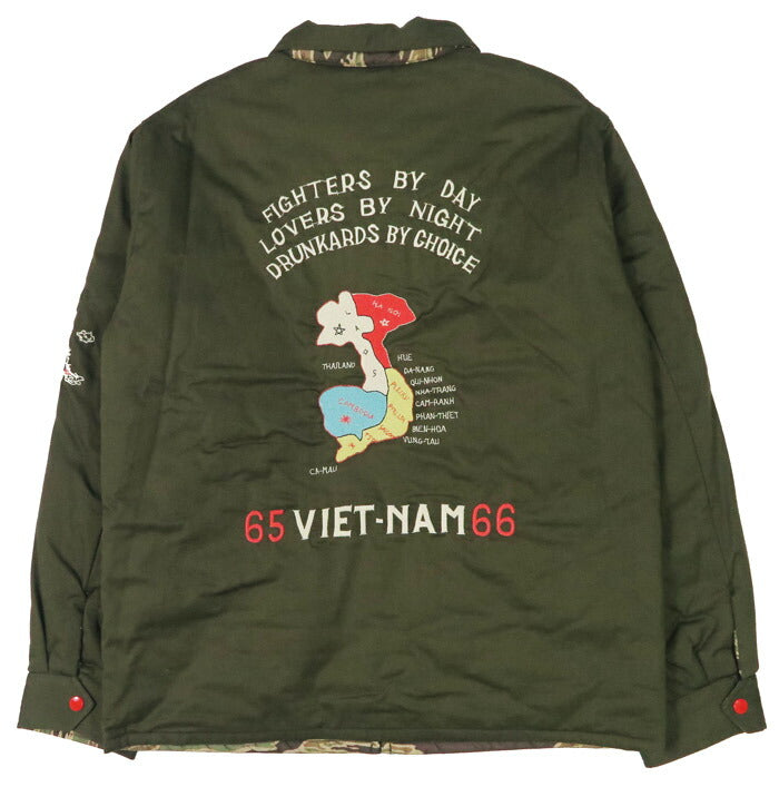 テーラー東洋 テイラー東洋 Tailor Toyo ベトナム ジャケット ベトジャン リバーシブル VIET-NAM MAP × LANDSCAPE ジャンパー TT15800 【2025年秋冬新作】