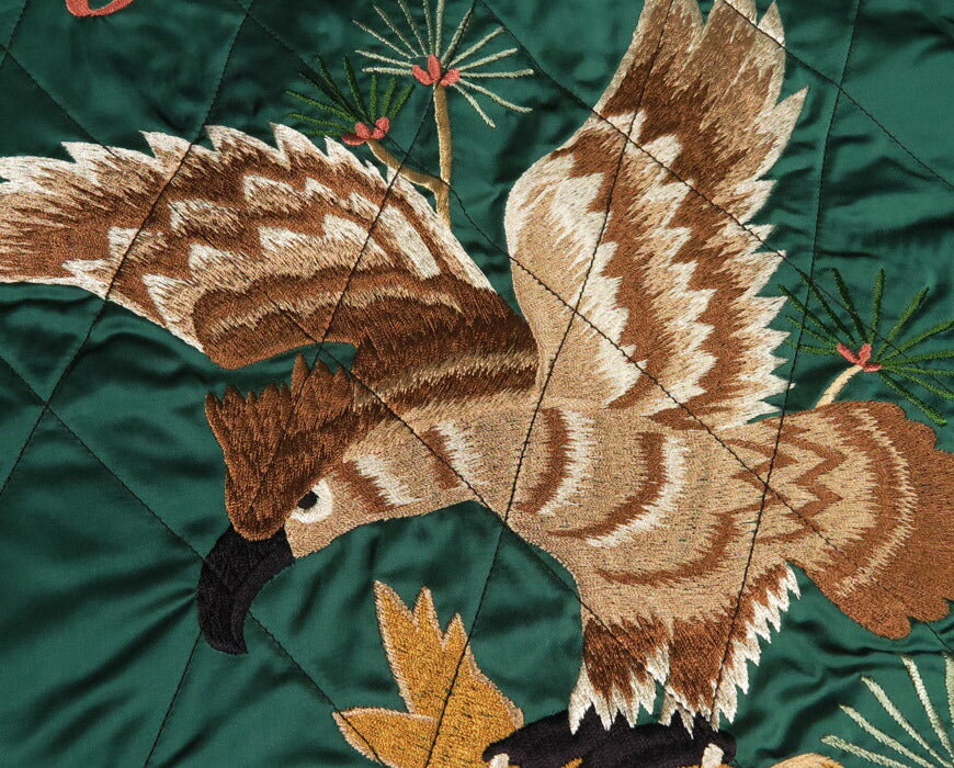 テーラー東洋 テイラー東洋 Tailor Toyo ステンシルプリント ベロア スカジャン 港商スペシャルエディション TIGER HEAD × EAGLE 刺繍 スーベニア スーヴェニア 横須賀 ジャンパー ジャケット TT15809-119 【2025年秋冬新作】