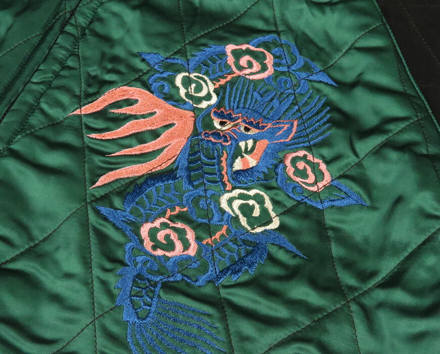 テーラー東洋 テイラー東洋 Tailor Toyo ステンシルプリント ベロア スカジャン 港商スペシャルエディション TIGER HEAD × EAGLE 刺繍 スーベニア スーヴェニア 横須賀 ジャンパー ジャケット TT15809-119 【2025年秋冬新作】
