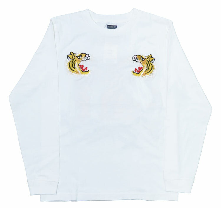 テーラー東洋 Tailor Toyo 長袖 スカ刺繍 Tシャツ LONG SLEEVE SUKA T-SHIRT EMBROIDERED “TIGER” テイラー東洋 TT69471【2024-25年秋冬新作】