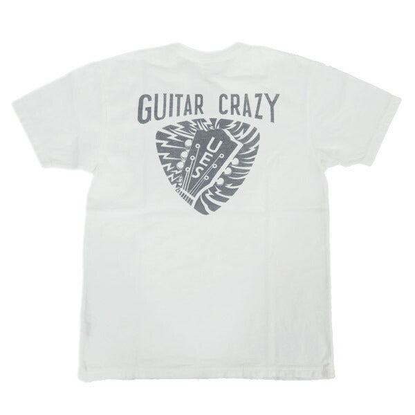 UES ウエス GUITAR CRAZY ギター クレイジー バインダーネック 半袖 Tシャツ 652507【2025年春夏新作】