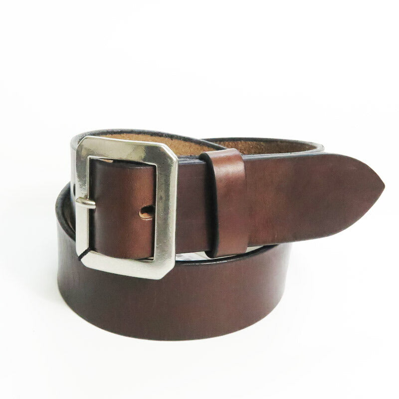 ART BROWN 아트브라운 호윈사 크롬악셀 가죽 40mm 개리슨 벨트 실버 VNB40142AB