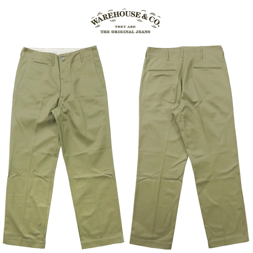 ウェアハウス WAREHOUSE Lot 1216 M-41 TYPE U.S.ARMY CHINO PANTS ミリタリー チノパンツ 【2024-25年秋冬新作】
