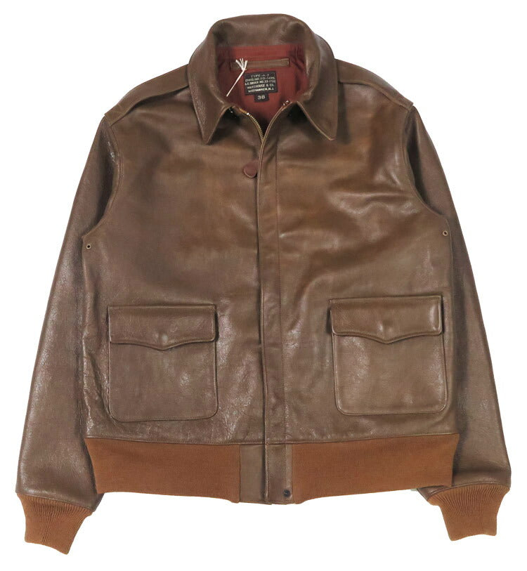 ウェアハウス WAREHOUSE Type A-2 フライトジャケット Werber Leathrt Coat Co社 ORDER NO.33-1729 ファーストモデル Lot.2232【2025年秋冬新作】