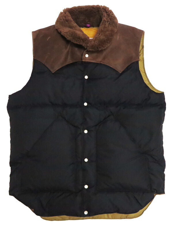 ウェアハウス WAREHOUSE ロッキーマウンテン フェザーベッド ROCKY MOUNTAIN FEATHERBED ナイロン クリスティ ダウンベスト ホースハイド レザーヨーク NYLON CHRISTY DOWN VEST ホワイトダックダウン WH2235 【2025年秋冬新作】