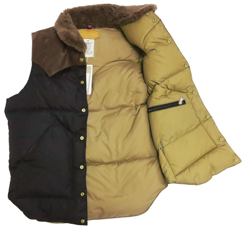 ウェアハウス WAREHOUSE ロッキーマウンテン フェザーベッド ROCKY MOUNTAIN FEATHERBED ナイロン クリスティ ダウンベスト ホースハイド レザーヨーク NYLON CHRISTY DOWN VEST ホワイトダックダウン WH2235 【2025年秋冬新作】