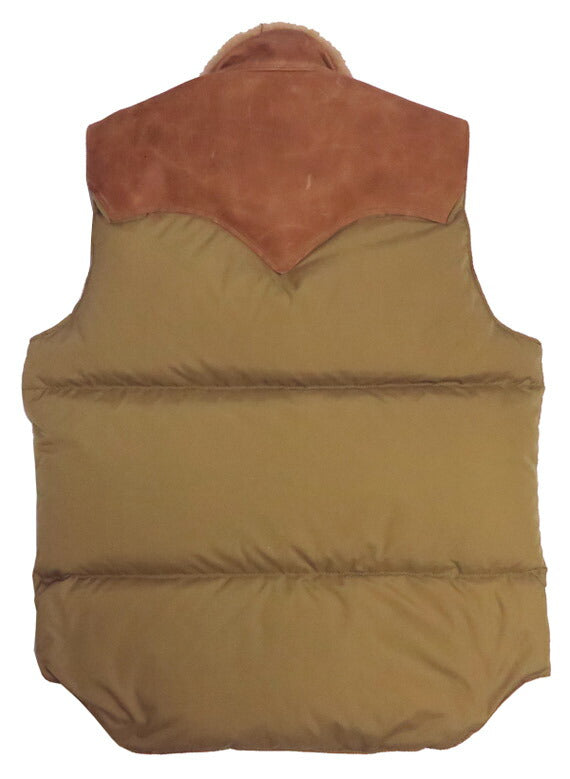 ウェアハウス WAREHOUSE ロッキーマウンテン フェザーベッド ROCKY MOUNTAIN FEATHERBED ナイロン クリスティ ダウンベスト ホースハイド レザーヨーク NYLON CHRISTY DOWN VEST ホワイトダックダウン WH2235 【2025年秋冬新作】