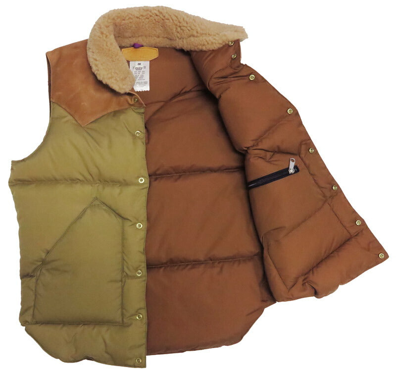 ウェアハウス WAREHOUSE ロッキーマウンテン フェザーベッド ROCKY MOUNTAIN FEATHERBED ナイロン クリスティ ダウンベスト ホースハイド レザーヨーク NYLON CHRISTY DOWN VEST ホワイトダックダウン WH2235 【2025年秋冬新作】