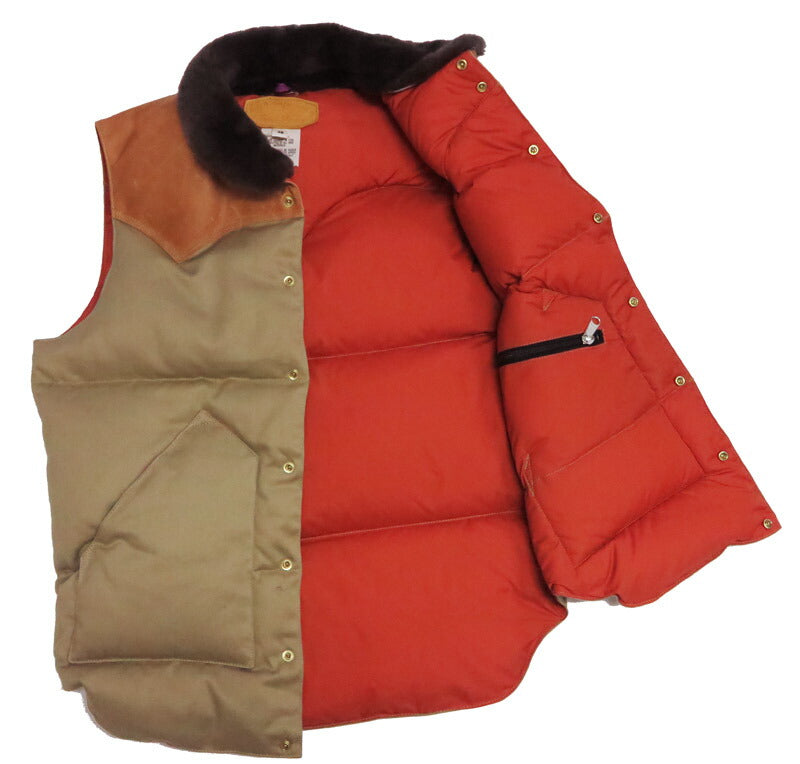 ウェアハウス WAREHOUSE ロッキーマウンテン フェザーベッド ROCKY MOUNTAIN FEATHERBED ウェストポイントクロス クリスティ ダウンベスト ホースハイド レザーヨーク NYLON CHRISTY DOWN VEST ホワイトダックダウン WH2238 【2025年秋冬新作】