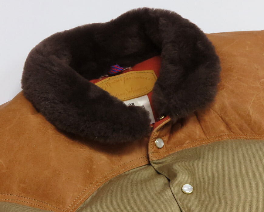 ウェアハウス WAREHOUSE ロッキーマウンテン フェザーベッド ROCKY MOUNTAIN FEATHERBED ウェストポイントクロス クリスティ ダウンベスト ホースハイド レザーヨーク NYLON CHRISTY DOWN VEST ホワイトダックダウン WH2238 【2025年秋冬新作】