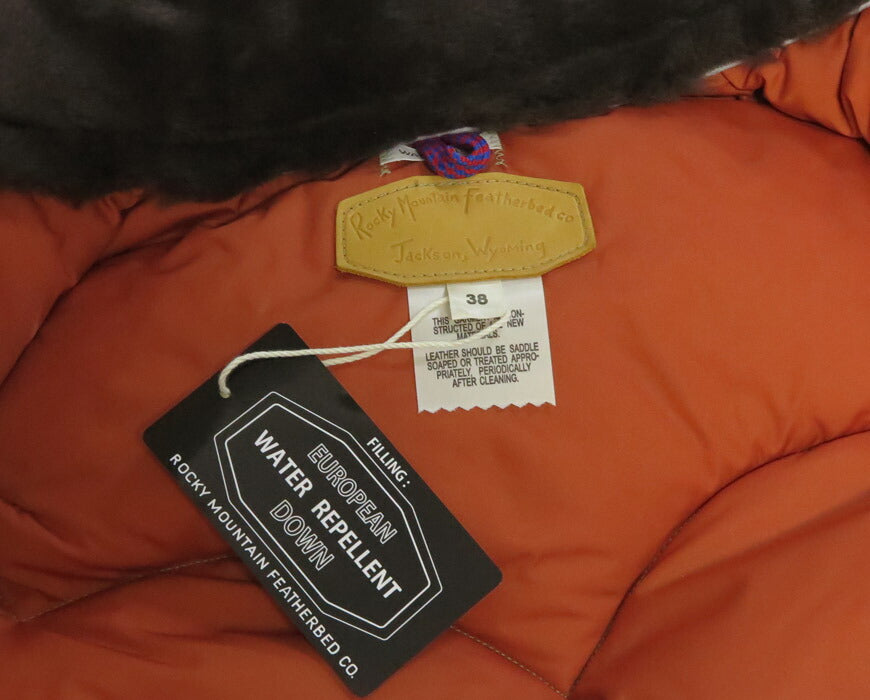 ウェアハウス WAREHOUSE ロッキーマウンテン フェザーベッド ROCKY MOUNTAIN FEATHERBED ウェストポイントクロス クリスティ ダウンベスト ホースハイド レザーヨーク NYLON CHRISTY DOWN VEST ホワイトダックダウン WH2238 【2025年秋冬新作】