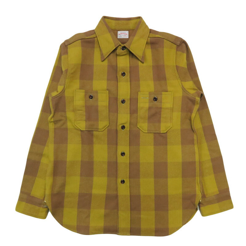 ウェアハウス WAREHOUSE Lot 3104 チェック柄 長袖 フランネル シャツ A柄