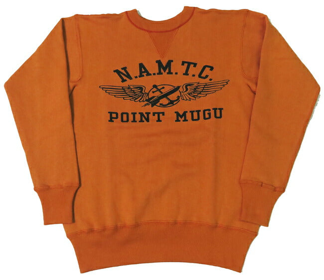 ウェアハウス WAREHOUSE セットインフリーダムスリーブ 両V クルーネック スウェット プリント N.A.M.T.C Lot.403 【2025年春夏新作】