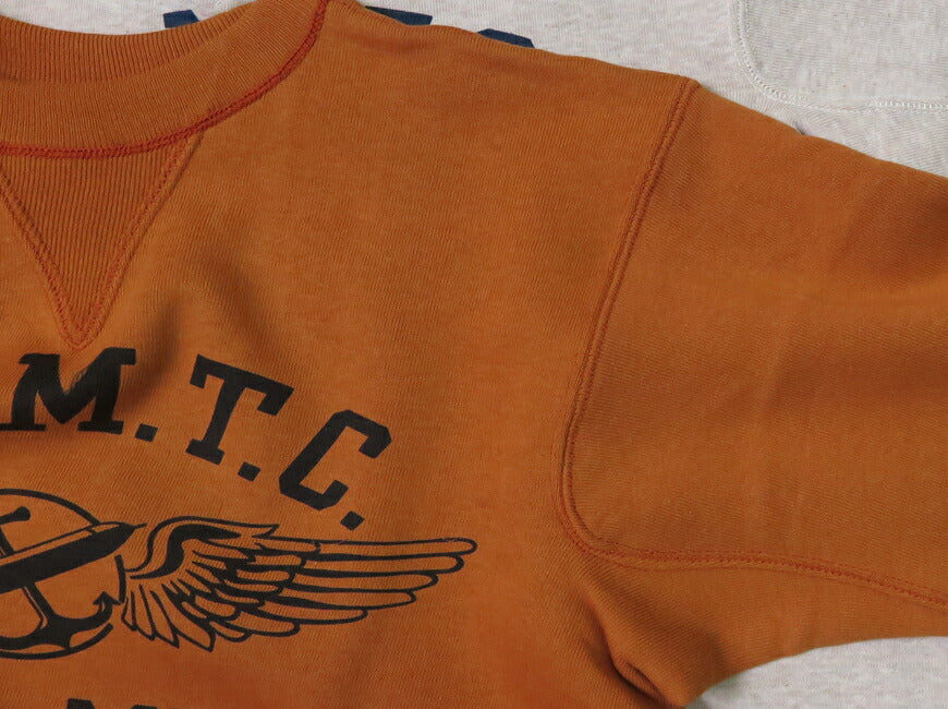 ウェアハウス WAREHOUSE セットインフリーダムスリーブ 両V クルーネック スウェット プリント N.A.M.T.C Lot.403 【2025年春夏新作】