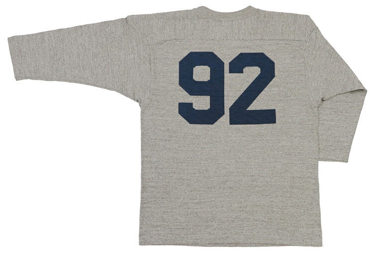 ウェアハウス WAREHOUSE Lot.4063 7分袖 Tシャツ フットボール NAVY92 【2025年秋冬新作】