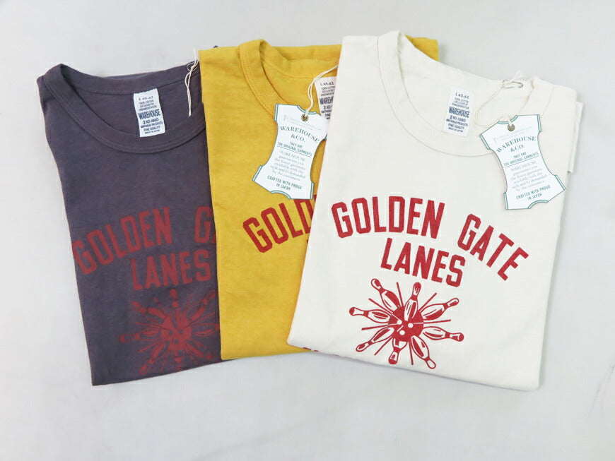 ウェアハウス WAREHOUSE 半袖 プリントTシャツ GOLDEN GATE 2nd hand セカンドハンド セコハン 4064 【2025年春夏新作】