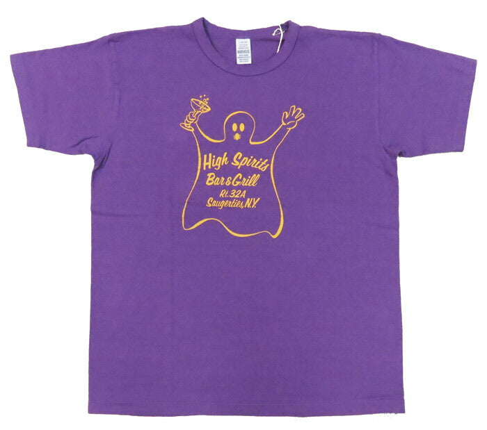 ウェアハウス WAREHOUSE 半袖 プリントTシャツ HIGH SPIRITS 2nd hand セカンドハンド セコハン 4064 【2025年春夏新作】