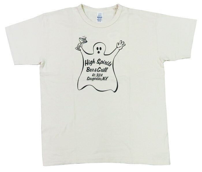 ウェアハウス WAREHOUSE 半袖 プリントTシャツ HIGH SPIRITS 2nd hand セカンドハンド セコハン 4064 【2025年春夏新作】