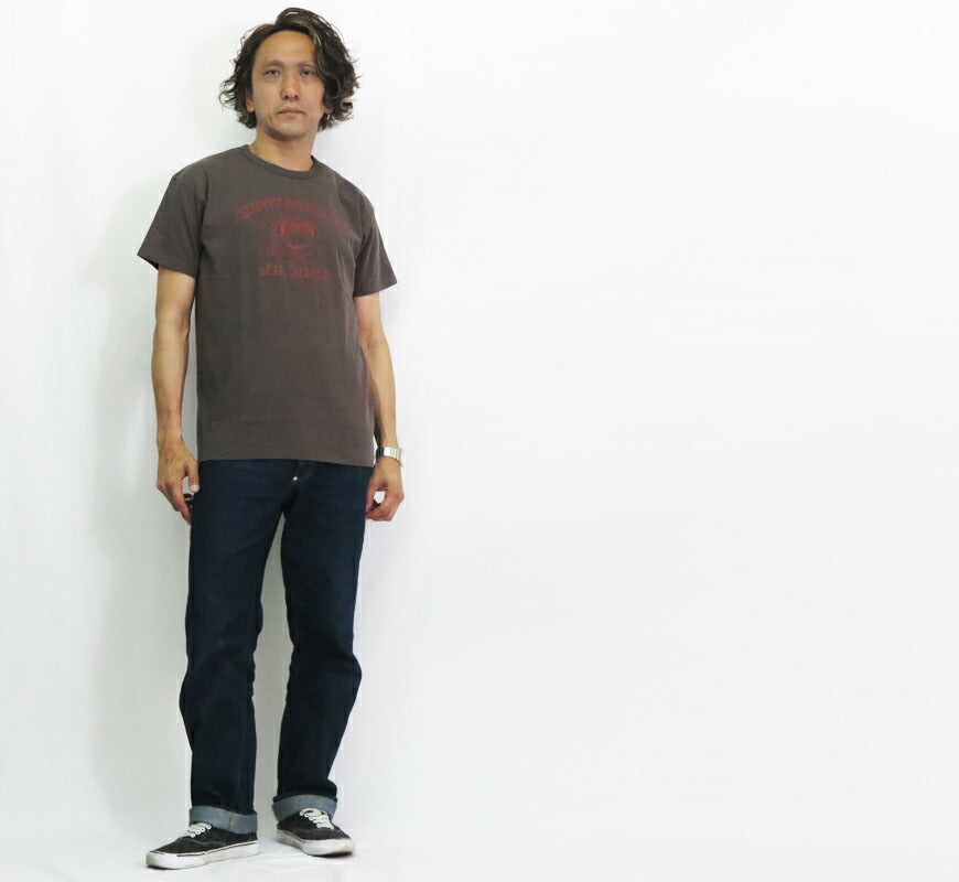 ウェアハウス WAREHOUSE 半袖 プリントTシャツ HUNTINGTON 2nd hand セカンドハンド セコハン 4064 【2025年春夏新作】
