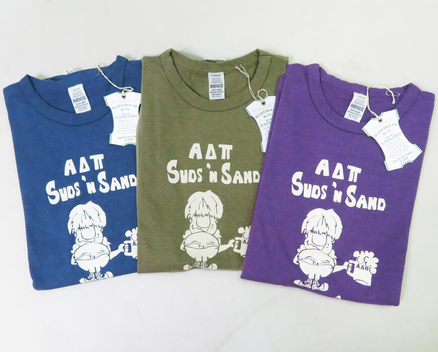 ウェアハウス WAREHOUSE 半袖 プリントTシャツ SPRING '68 2nd hand セカンドハンド セコハン 4064 【2025年春夏新作】