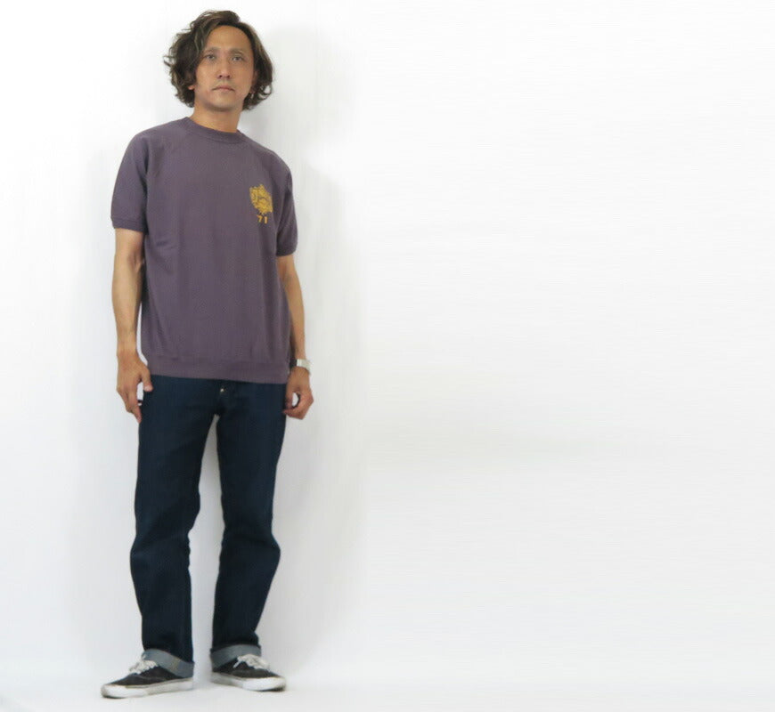 ウェアハウス WAREHOUSE 半袖 スウェット Tシャツ U.S.NAVAL ACADEMY 2ND-HAND セカンドハンド セコハン 4104 【2025年春夏新作】