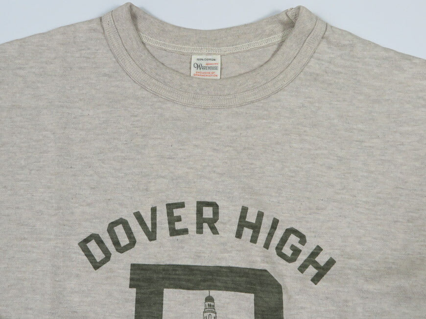 ウェアハウス WAREHOUSE プリント 半袖 Tシャツ DOVER HIGH シャドーボーダー ローゲージ編み WH4601【2025年春夏新作】