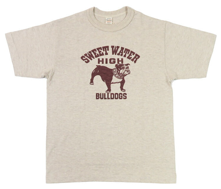 ウェアハウス WAREHOUSE プリント 半袖 Tシャツ SWEET WATER シャドーボーダー ローゲージ編み WH4601【2025年春夏新作】