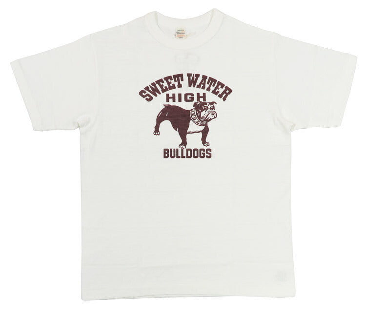ウェアハウス WAREHOUSE プリント 半袖 Tシャツ SWEET WATER シャドーボーダー ローゲージ編み WH4601【2025年春夏新作】