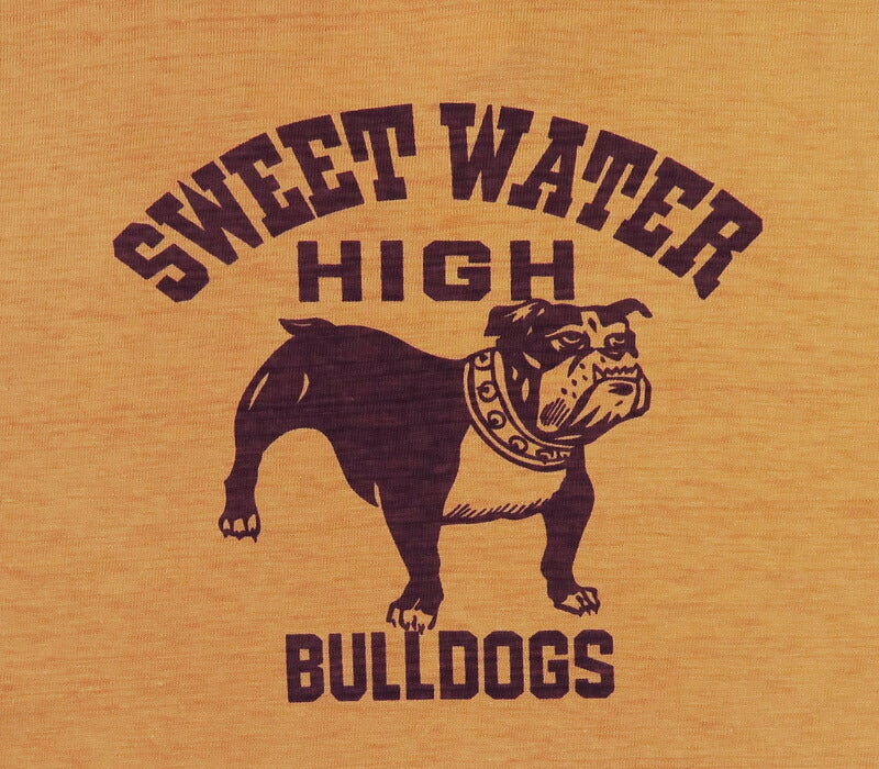 ウェアハウス WAREHOUSE プリント 半袖 Tシャツ SWEET WATER シャドーボーダー ローゲージ編み WH4601【2025年春夏新作】