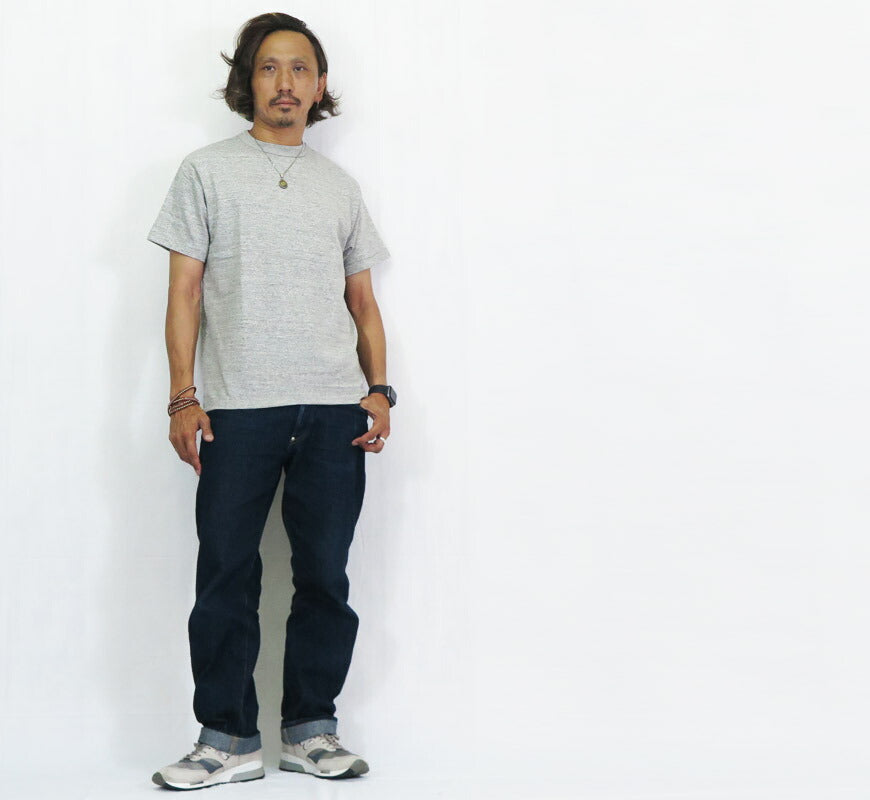 ウェアハウスWAREHOUSELot4601無地半袖Tシャツ定番シャドーボーダーローゲージ編み【2025年春夏新作】