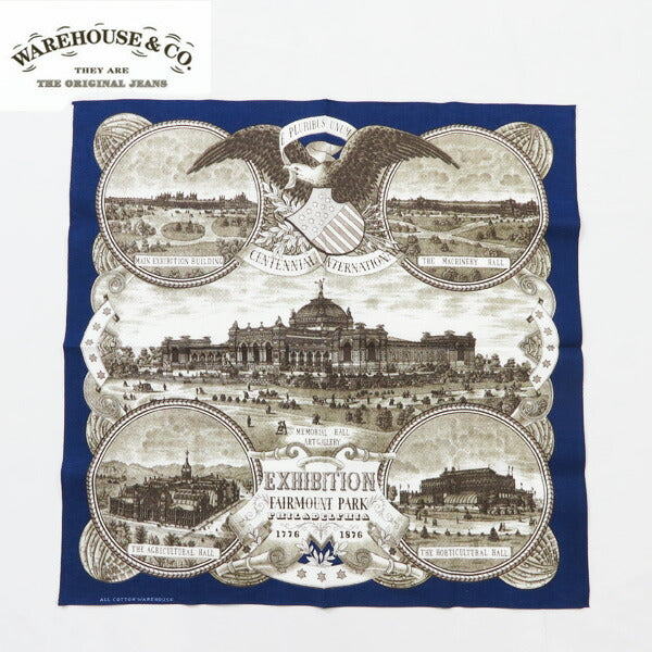 WAREHOUSE ウェアハウス セルビッジ メモリアルホール SELVEDGE BANDANA MEMORIAL HALL WH5246【2024-25年秋冬新作】