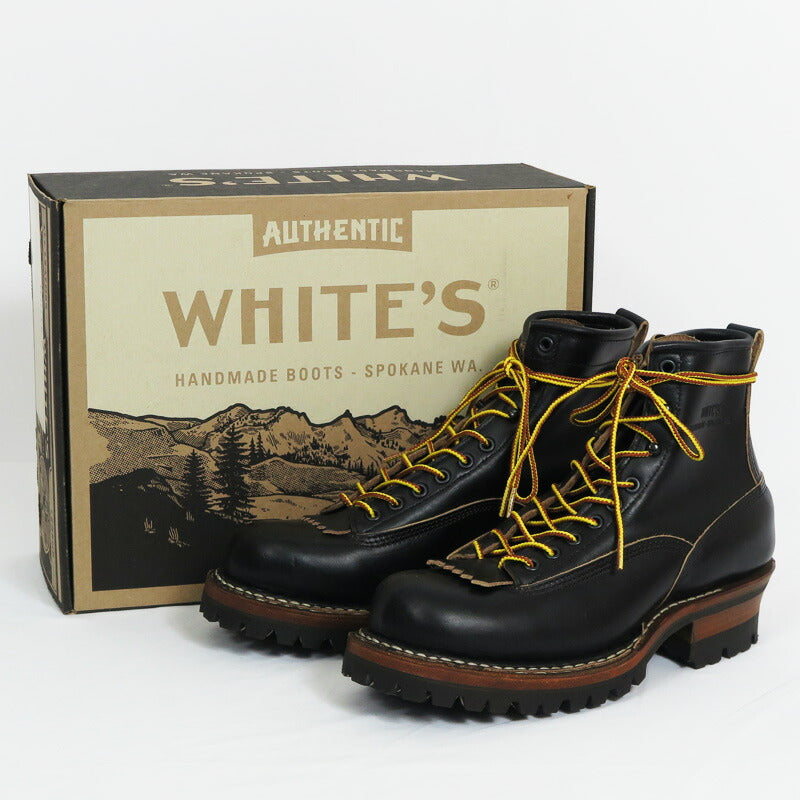 【即納在庫】 WHITE'S BOOTS ホワイツ ブーツ SMOKE JUMPER 6" HEIGHT スモークジャンパー HORWEEN クロムエクセル ブラック 【2024-25年秋冬新作】