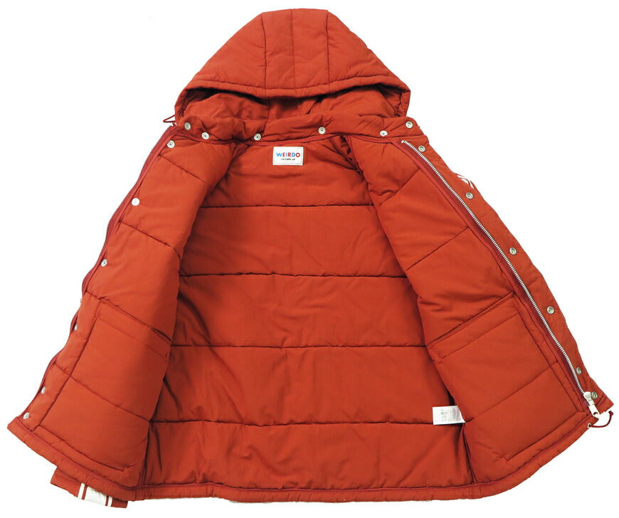 WEIRDO ウィアード 中綿 レーシングジャケット FLAME GLAD HAND グラッドハンド WRD-24-AW-02 【2024-25年秋冬新作】