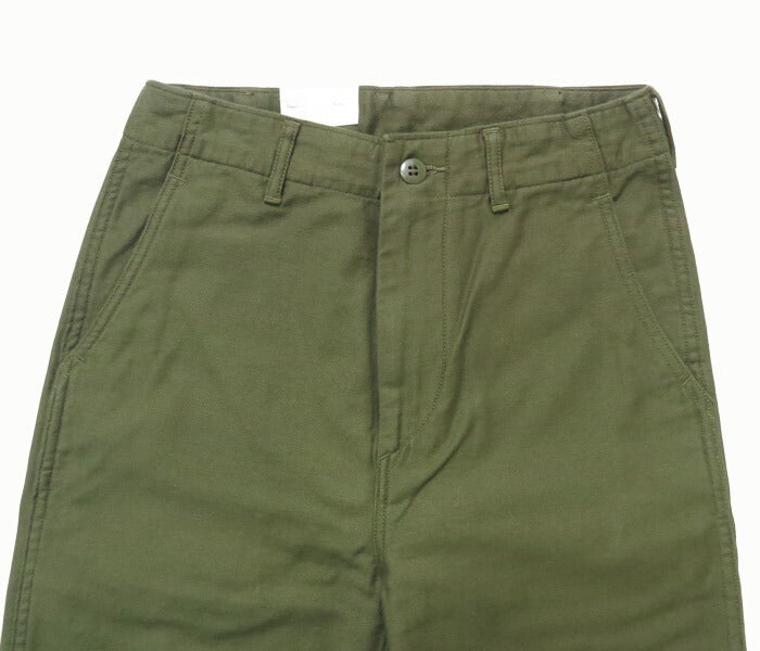 ドミンゴ D.M.G. DOMINGO ルーズバックサテン ミリタリーストレートパンツ14-351T【2025年秋冬新作】