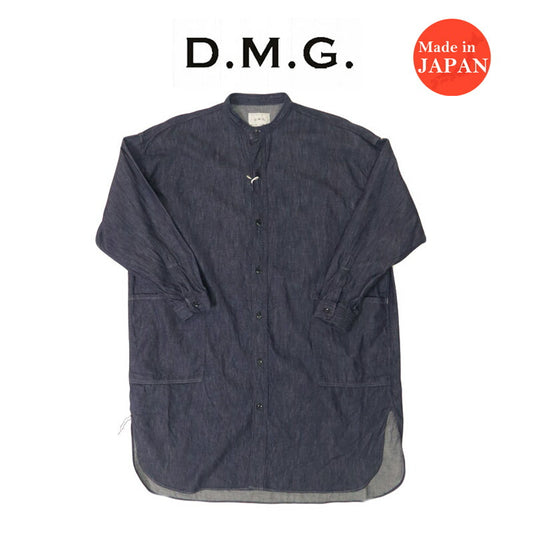 ドミンゴ D.M.G. DOMINGO 6oz デニム オーバーシャツ ネイビー 16-825e 【2025年春夏新作】