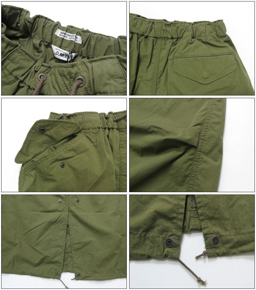 ドミンゴ D.M.G. DOMINGO ミリタリーオーバー スカート 17-528Z MADE IN JAPAN【2025年秋冬新作】